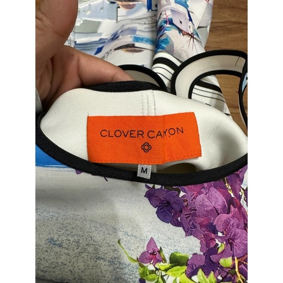 Clover Canyon Santorini Stripe Neoprene Dress - Picture 5 of 10